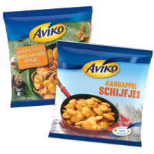 Aviko aardappelschotels of schijfjes